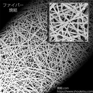 ファイバー(金属繊維)を焼結した多孔質金属