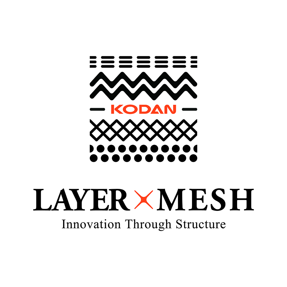 KODANの積層焼結金網「LAYER×MESH」の商標登録済ロゴマーク